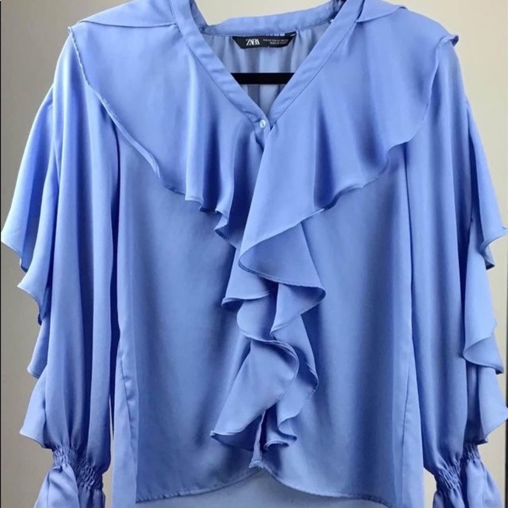 Zara floral shirt size s